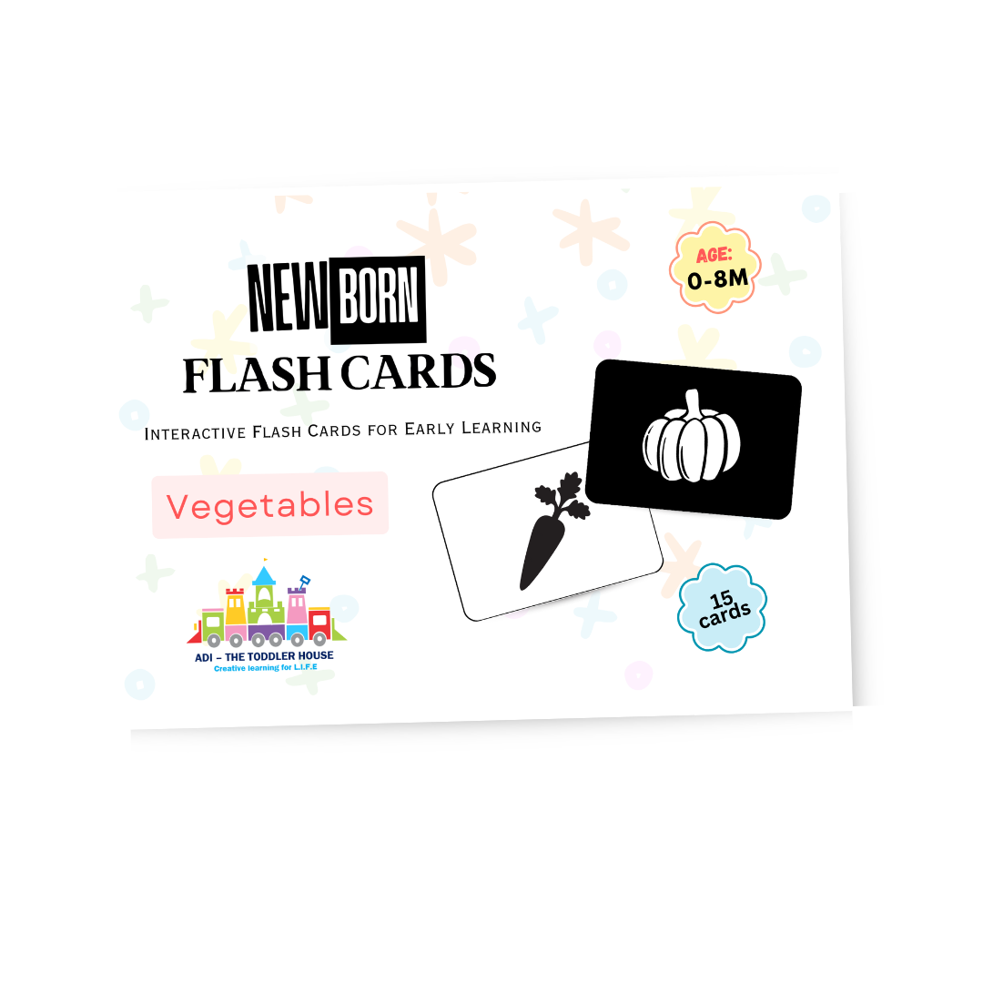 High-contrast cards for babies
