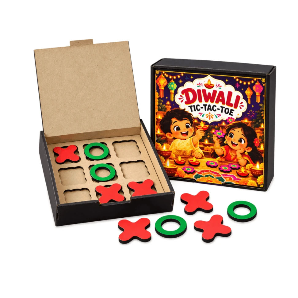 Diwali Tic-Tac-Toe game for kids aged 4 and above