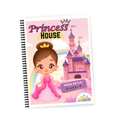 Princess House Pretend & Play Busy Book | Reusable Montessori Activity Book for Kids (3–6 Years)