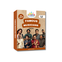 Famous Musicians of India Learning Cards for Kids | India GK & Music Education