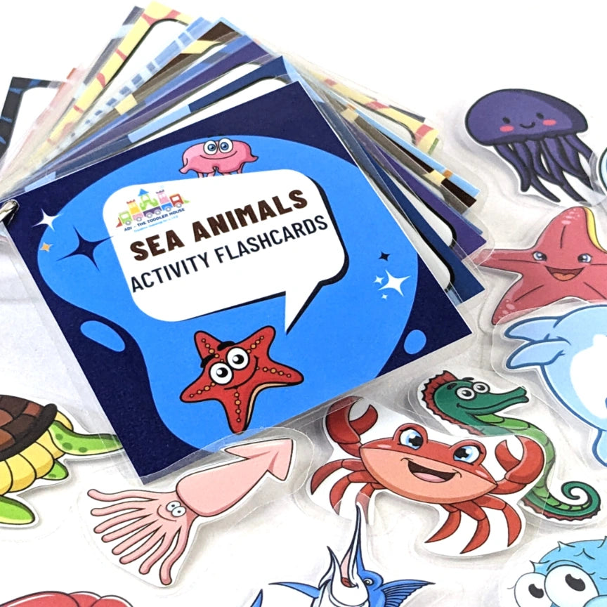 Sea animals Activity Flash cards