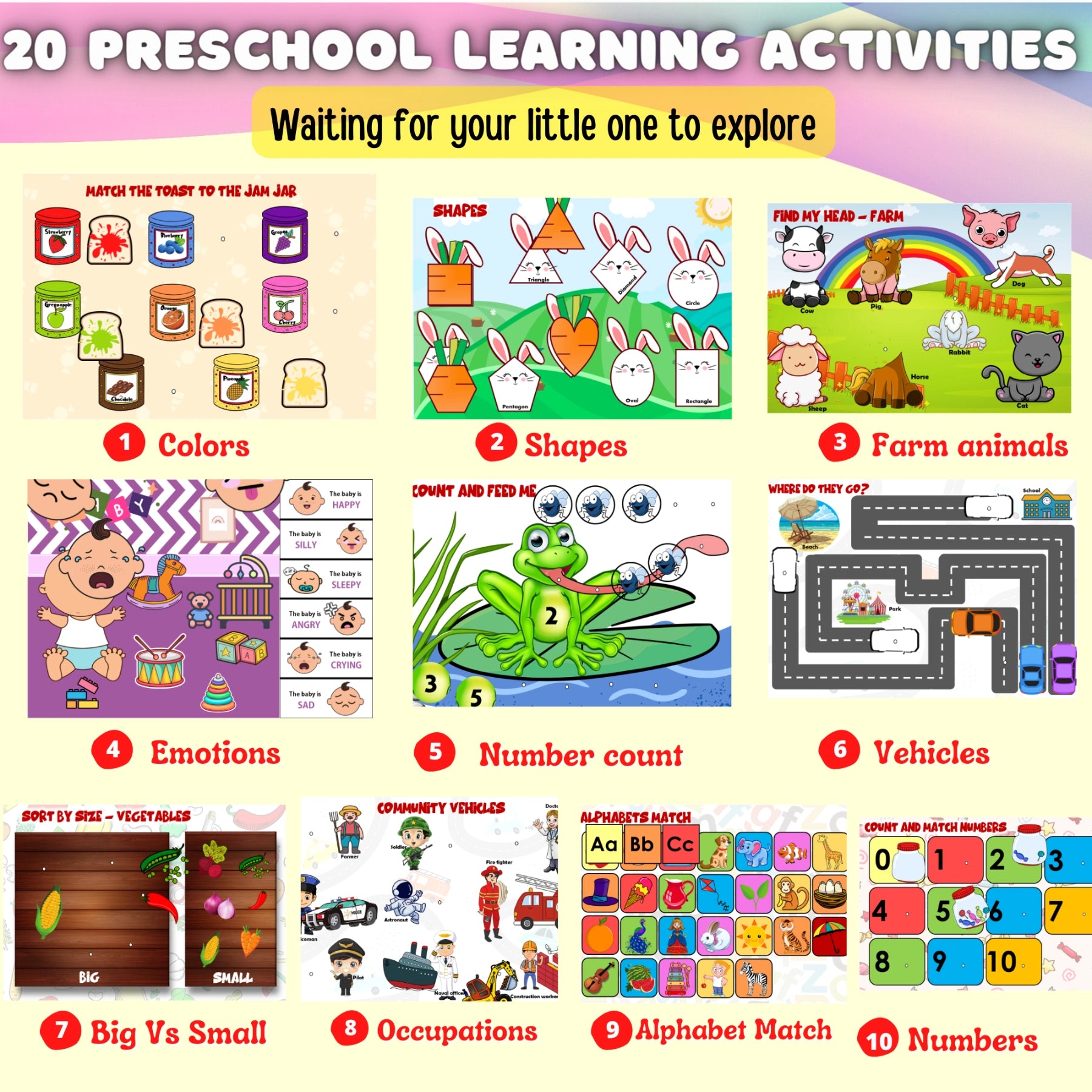 LEARN nd PLAY Preschool Busy book