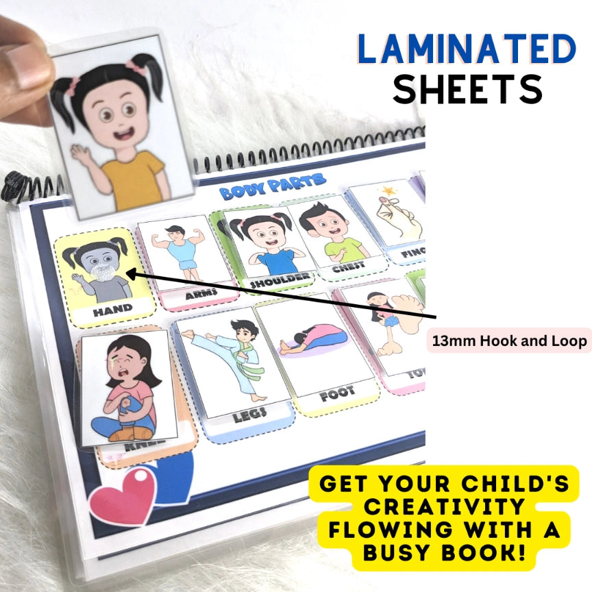 My Body – Level 1 Preschool busy book