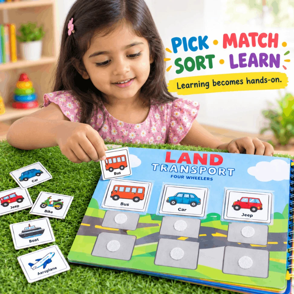 vehicle learning activity for toddlers