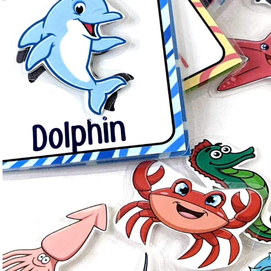 Sea animals Activity Flash cards