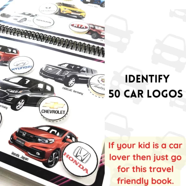 Car Logo Preschool Busy Book