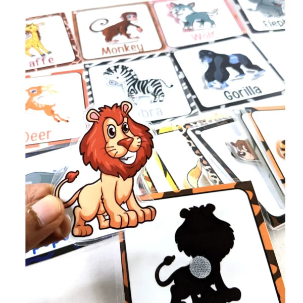 Wild Animals Activity Flash cards