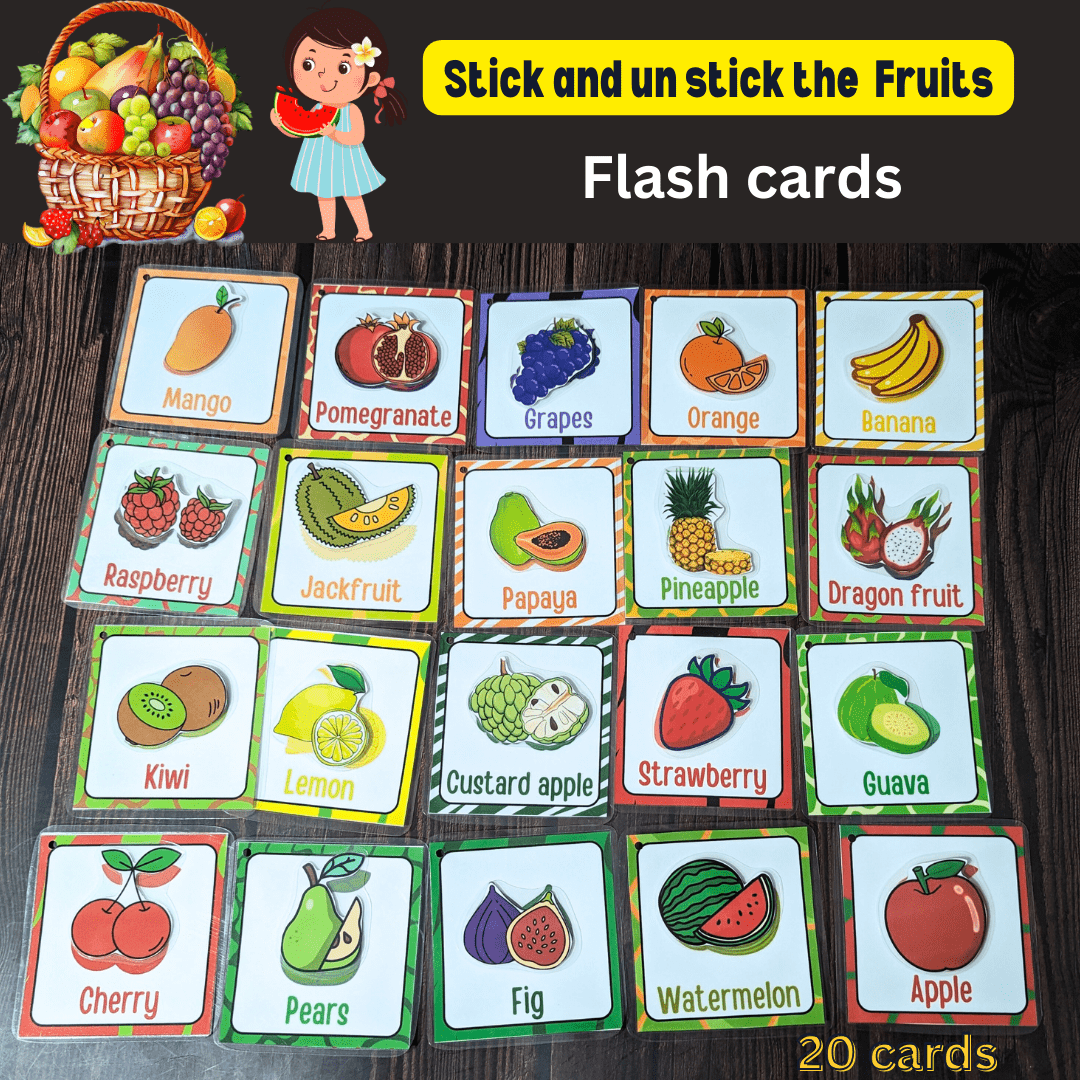 Fruits activity Flash cards