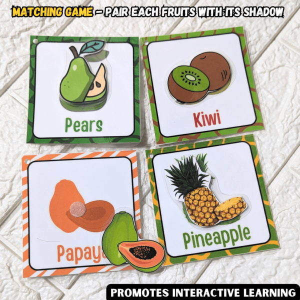 Fruits activity Flash cards