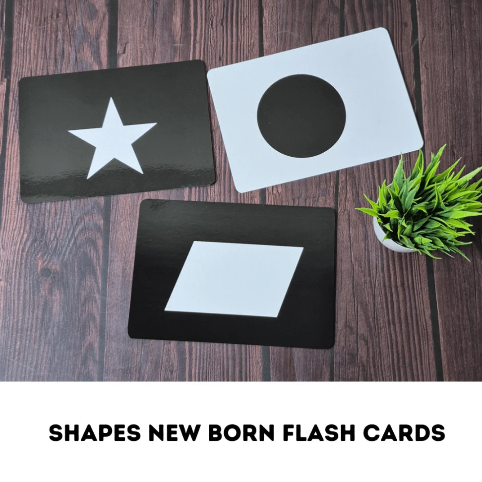 Newborn High-Contrast Shapes Flashcards