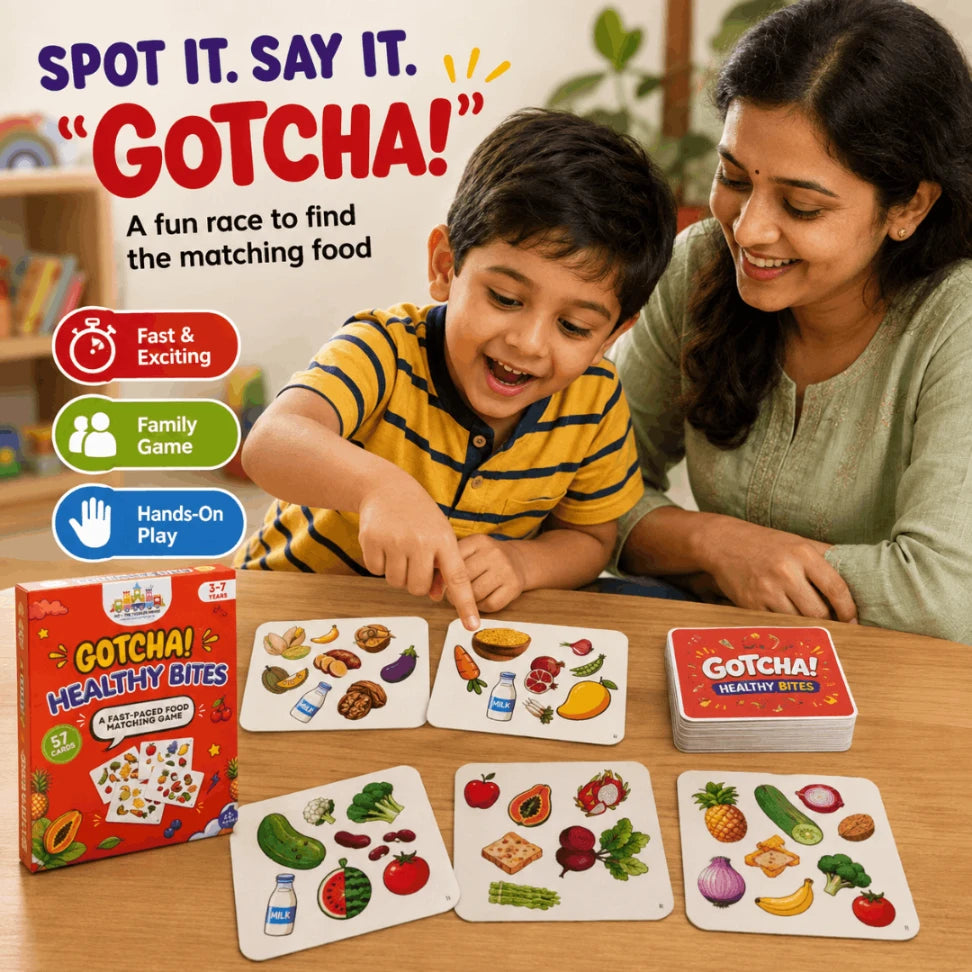 food learning game for preschool children