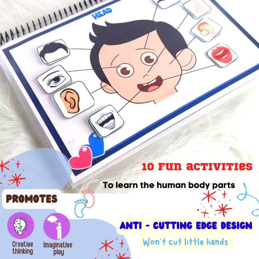 My Body – Level 1 Preschool busy book