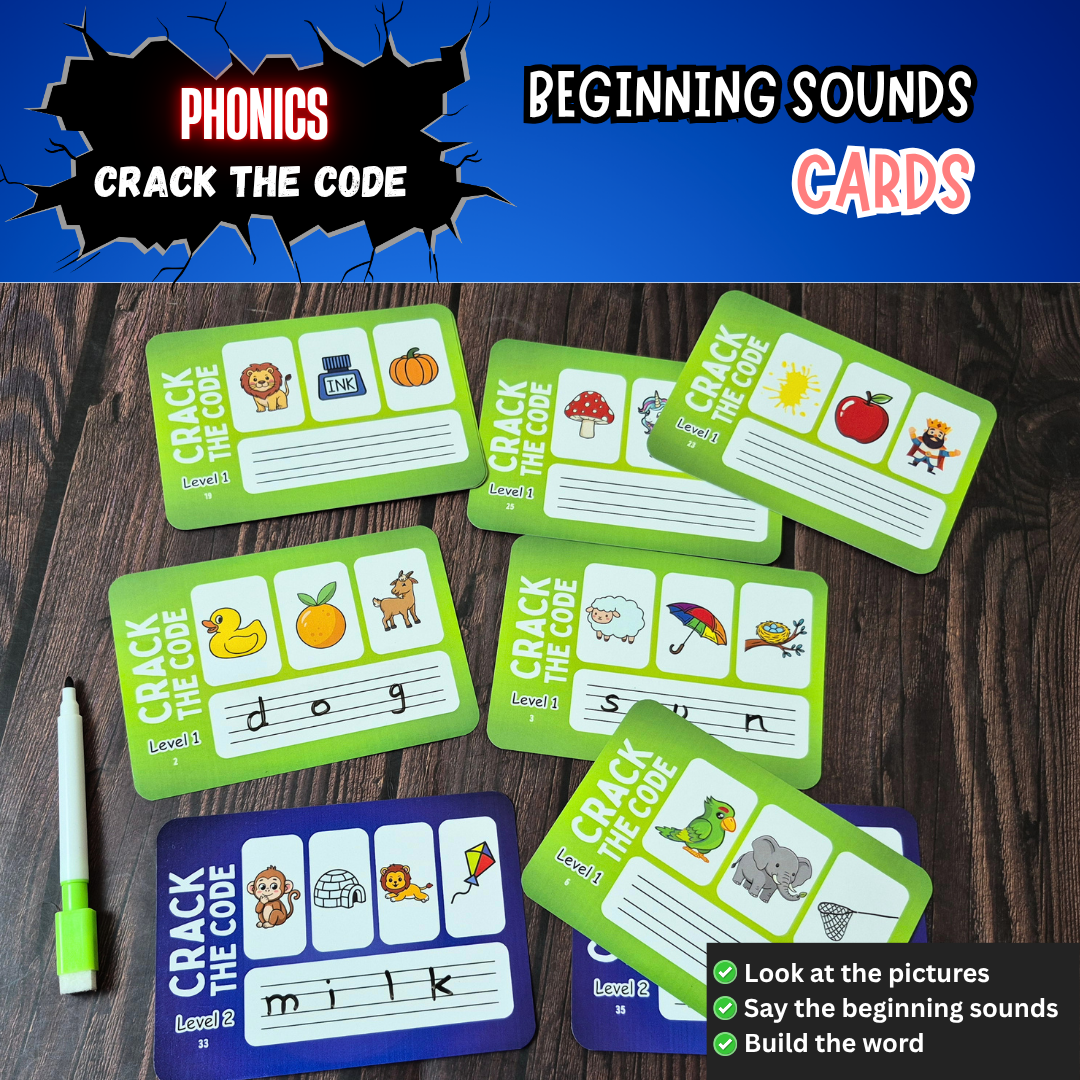 crack the code phonics activity for beginners
