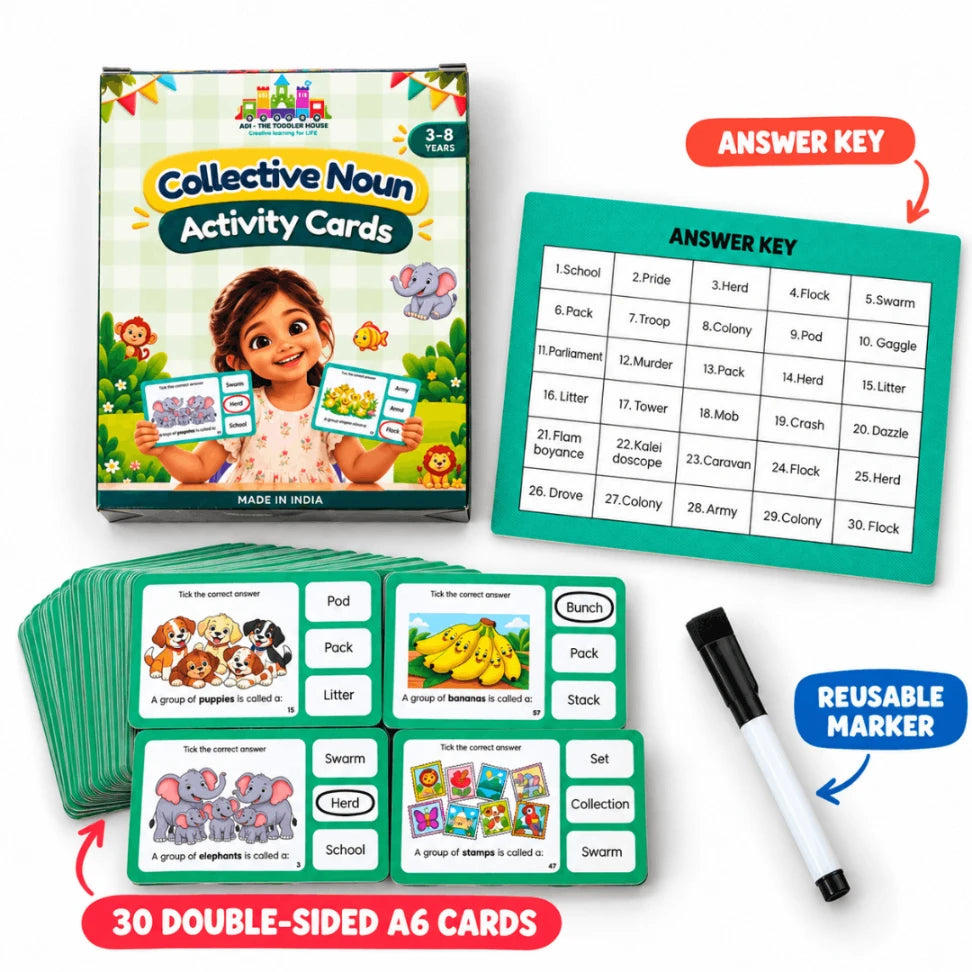 vocabulary activity cards for kids