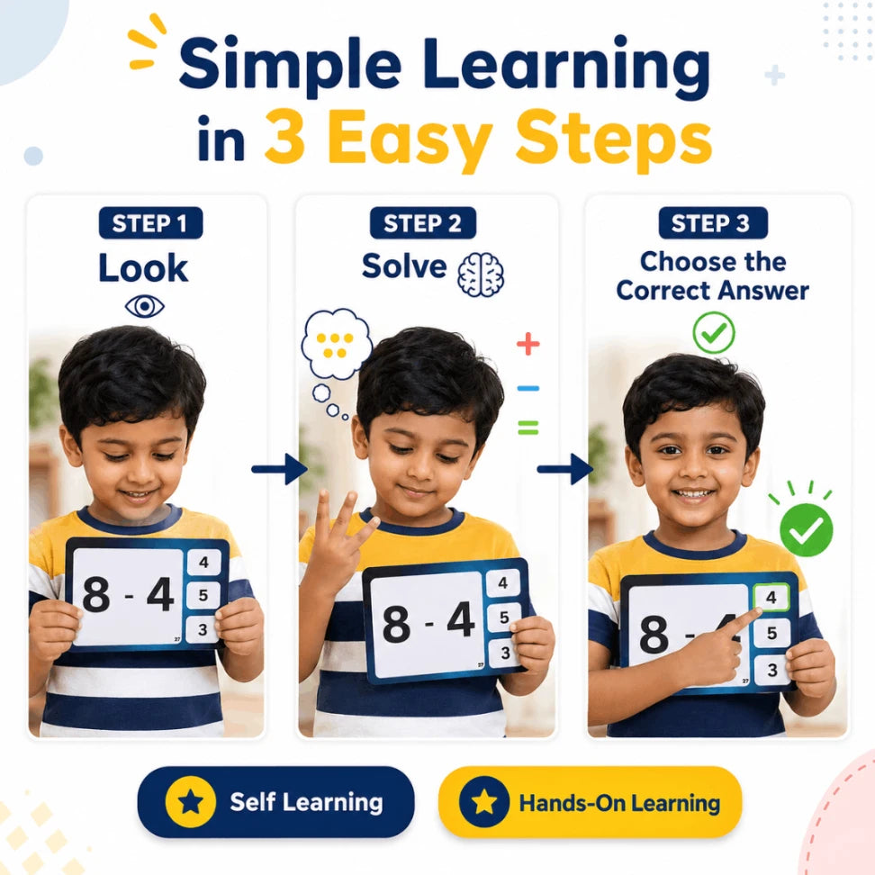 math learning cards