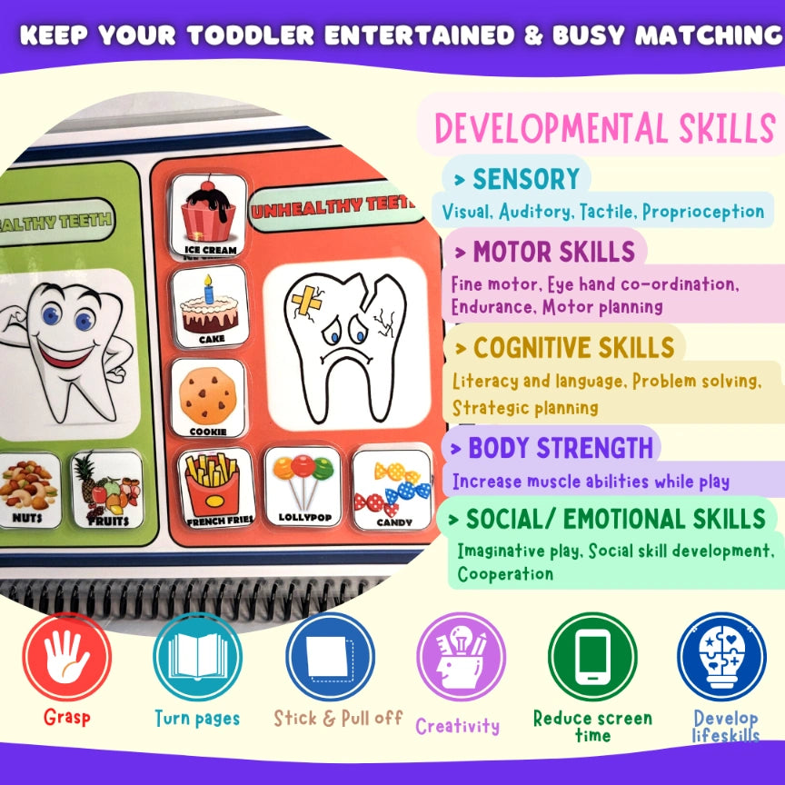 My Body – Level 1 Preschool busy book