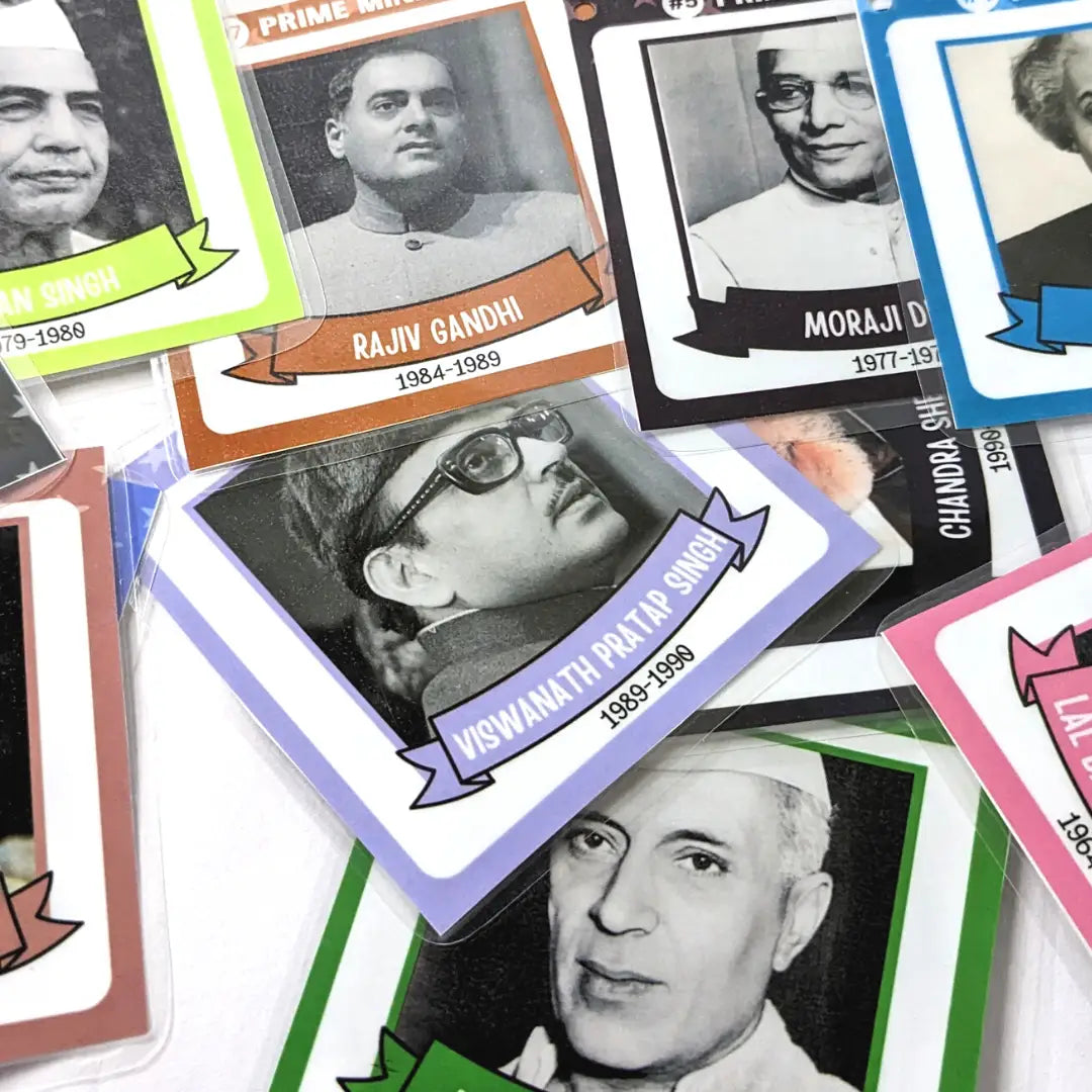 Prime minister and President Flash cards