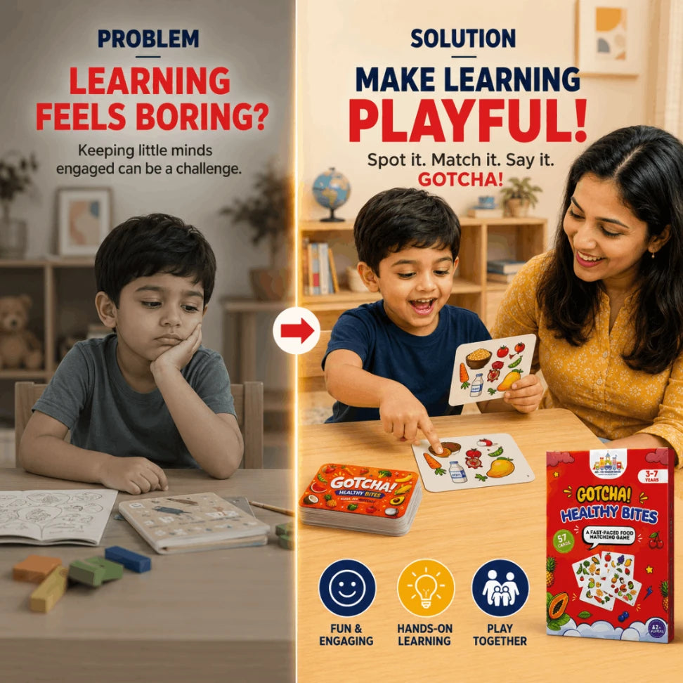 healthy food matching cards for toddlers