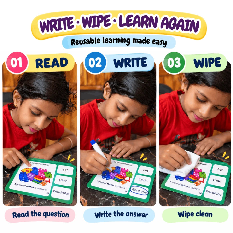 English vocabulary cards for kids