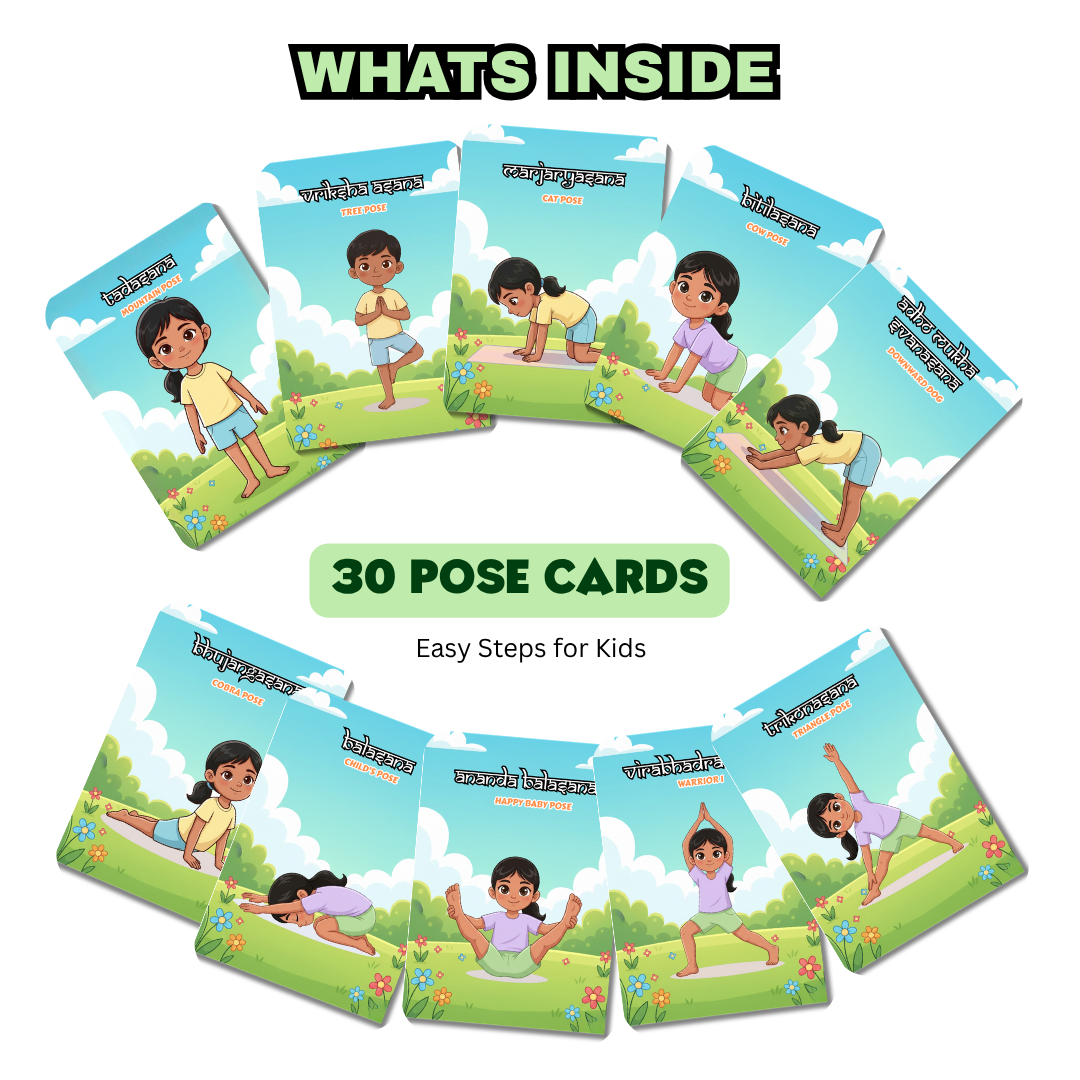 yoga cards for kids