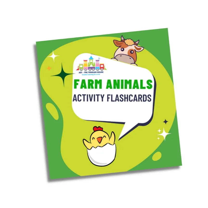 Farm animals Activity Flash cards