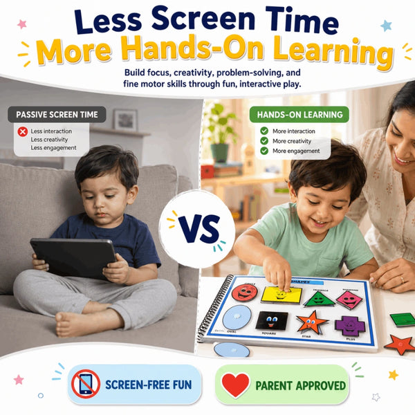 My First Activity Binder – Montessori Busy Book for Toddlers (2–4 Years) | 10 Reusable Learning Activities