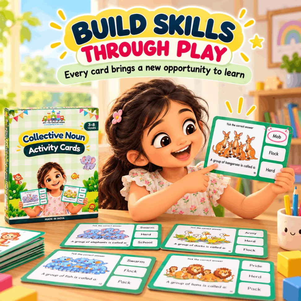 English vocabulary learning cards for 4 year olds