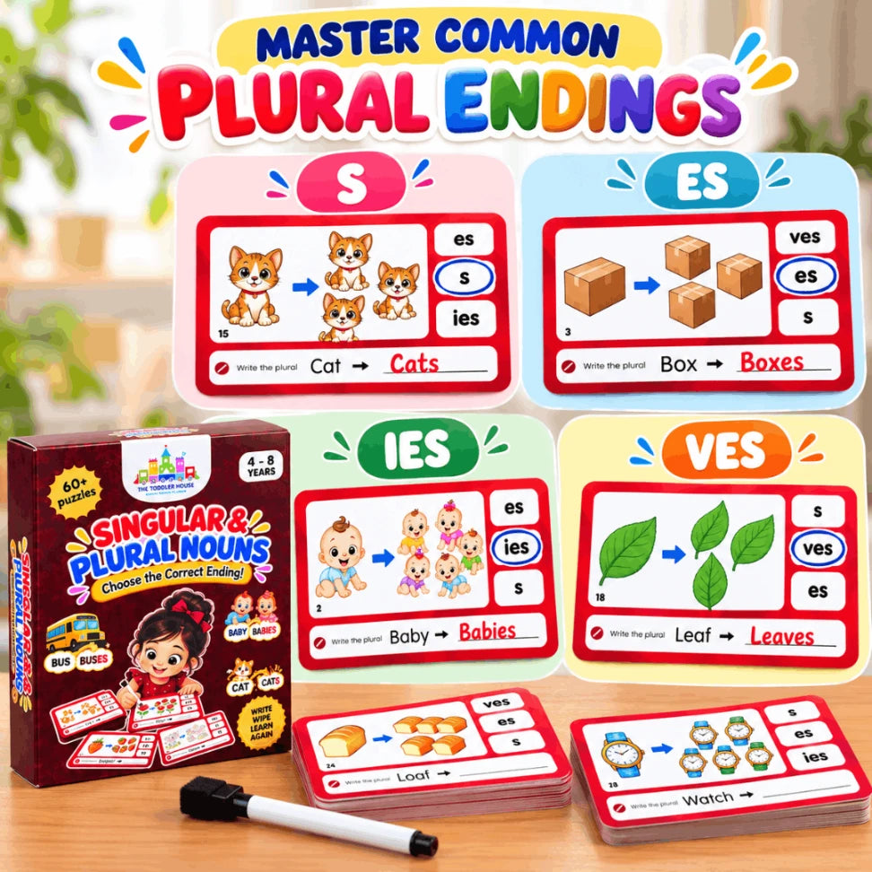 plural endings activity for kids