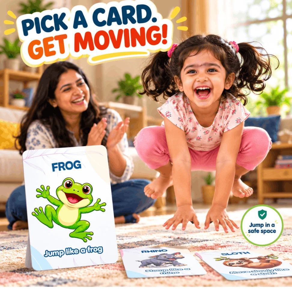 Gross motor activity cards
