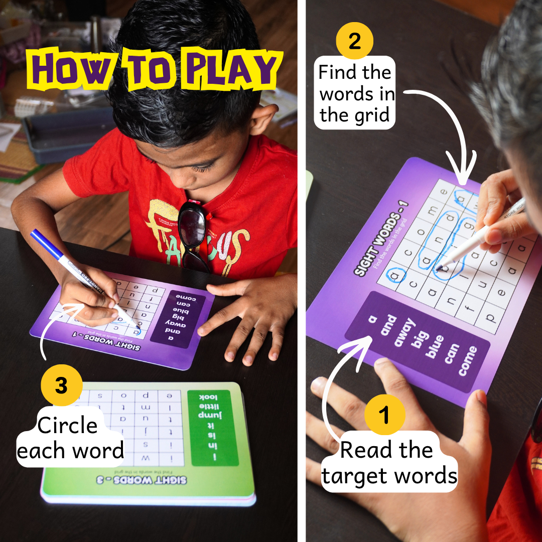 word search activity for kids