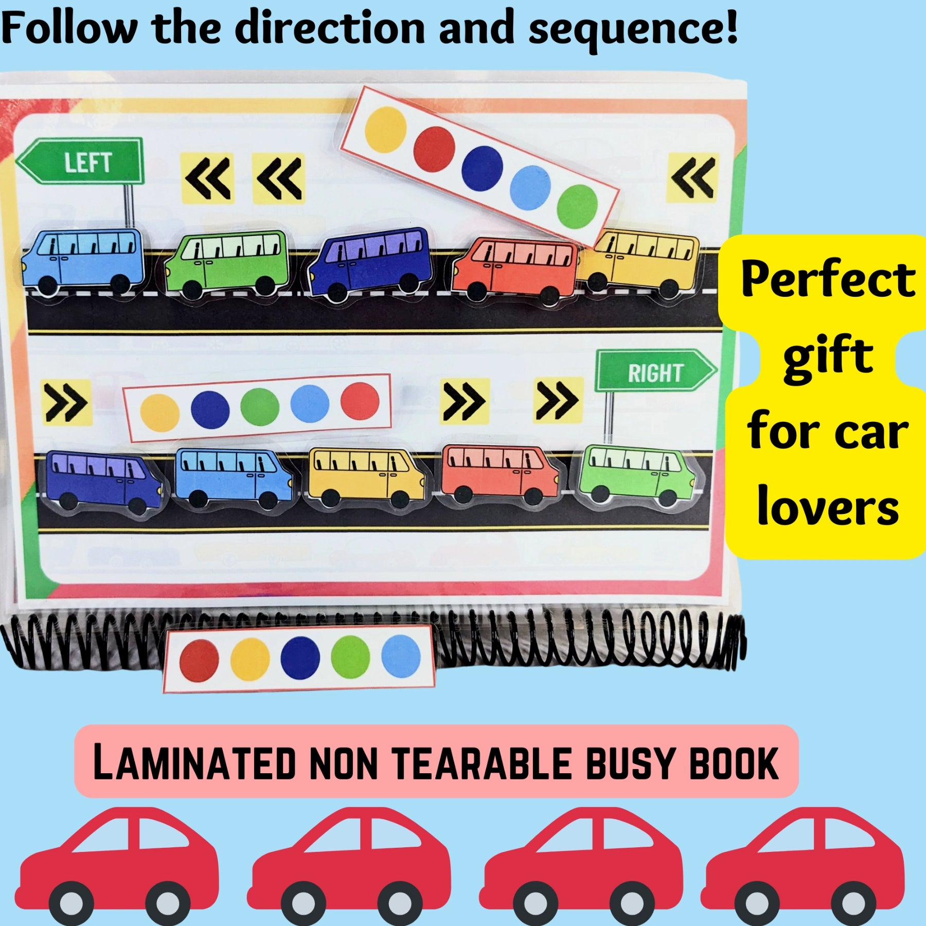FAST & FURIOUS – Vehicle themed preschool busy book