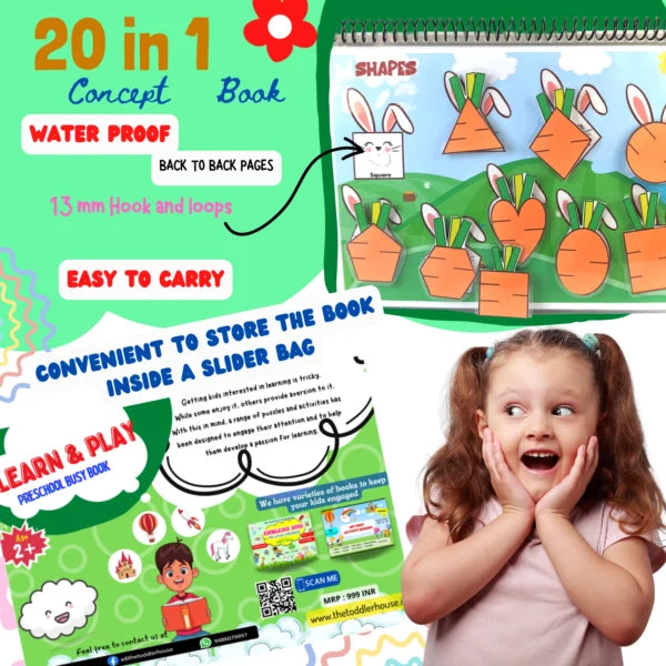 LEARN nd PLAY Preschool Busy book