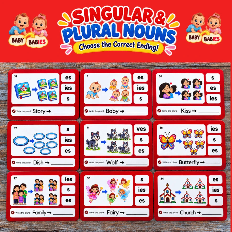 reusable grammar learning cards
