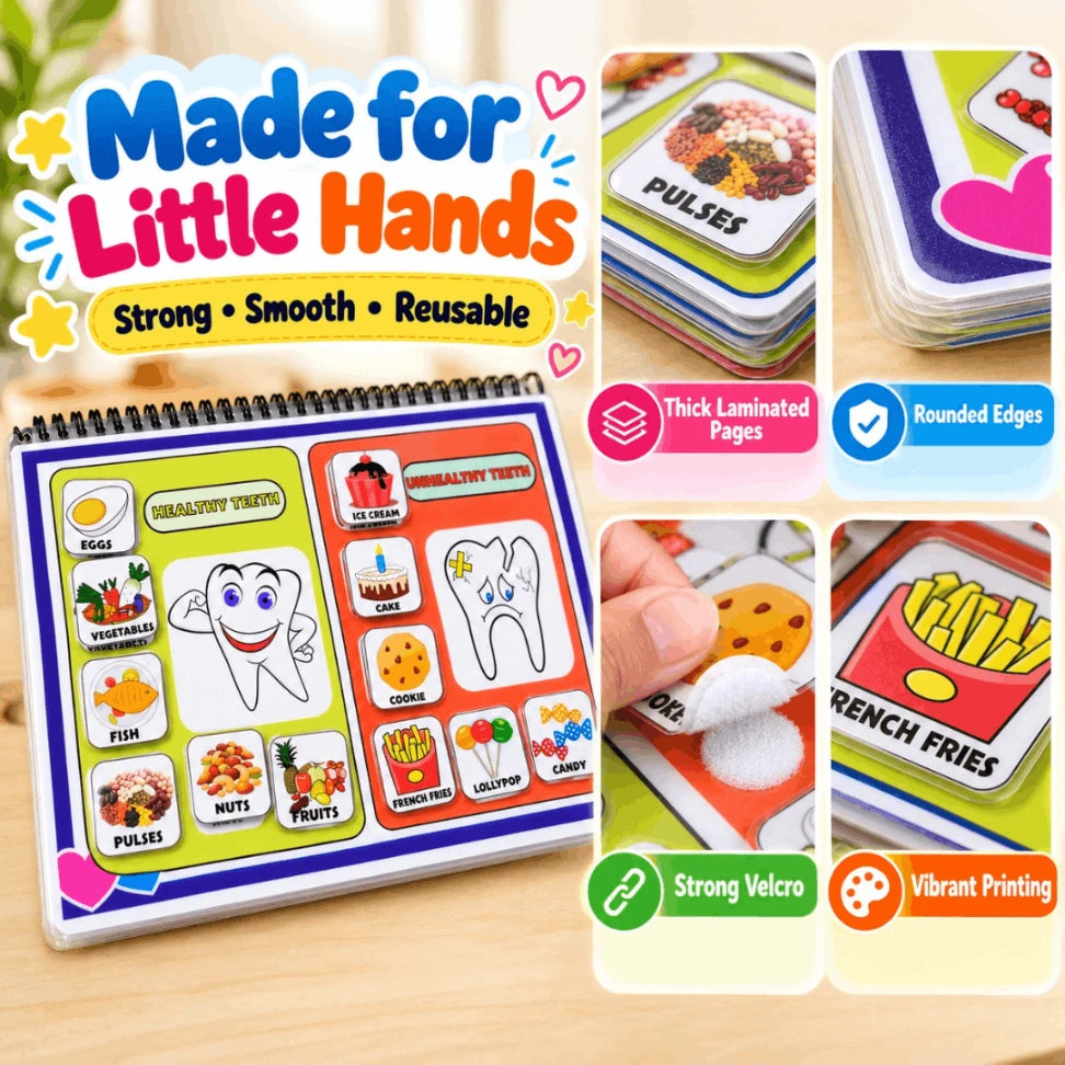 My Body Level 1 Preschool Busy Book | Human Body & Body Parts Learning Activity Book for Kids 2–5 Years