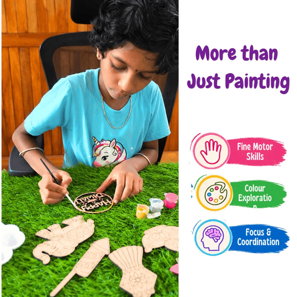 DIY Diwali painting kit for kids aged 4 and above