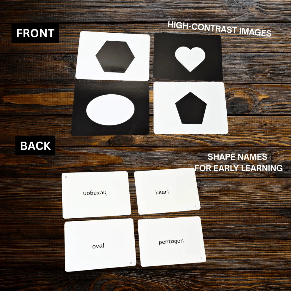 Newborn High-Contrast Shapes Flashcards