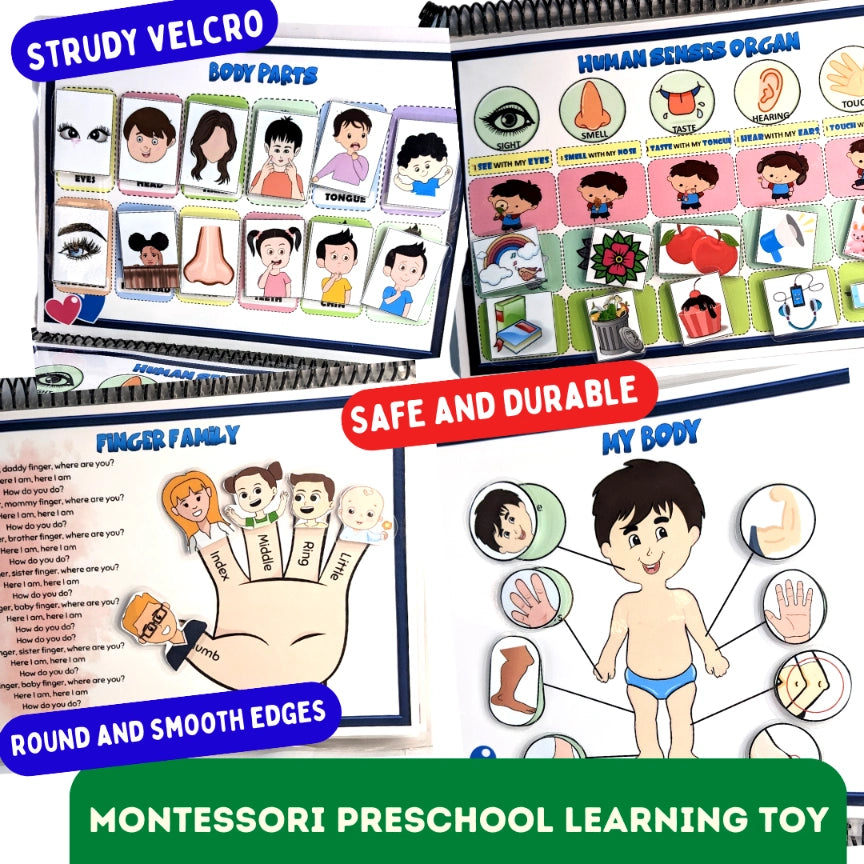 My Body – Level 1 Preschool busy book