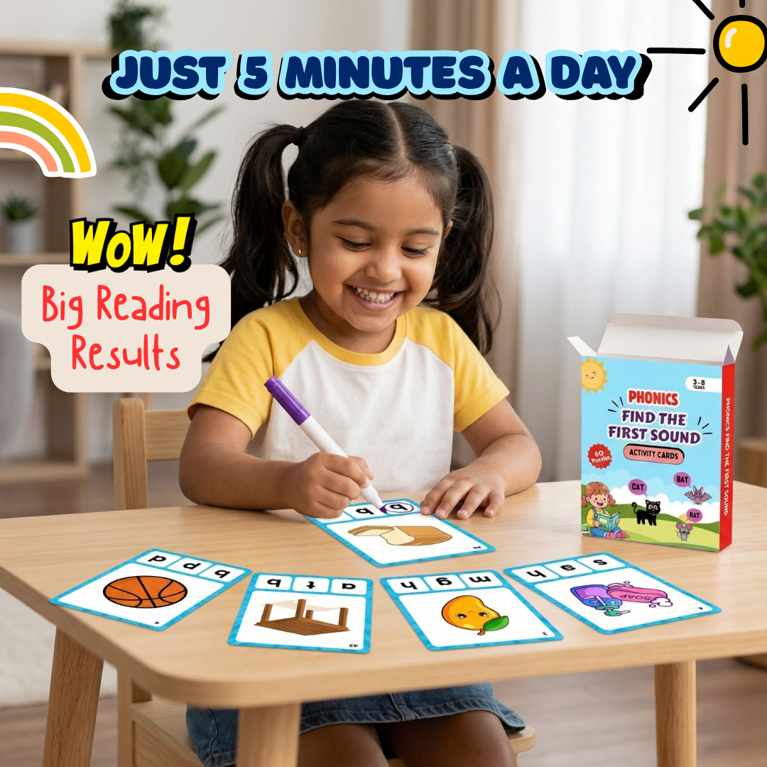find the first sound phonics activity for preschool kids India