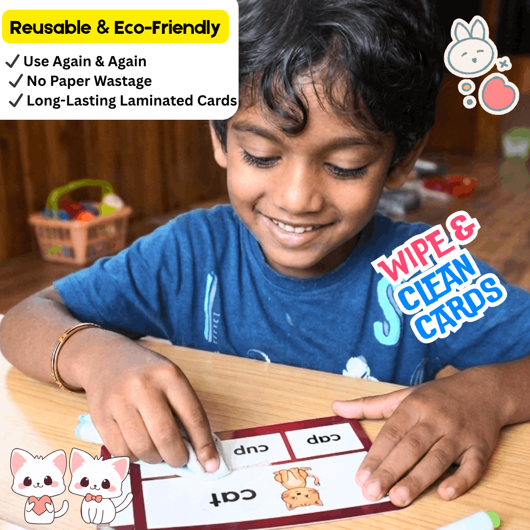 Phonics flash cards for kids