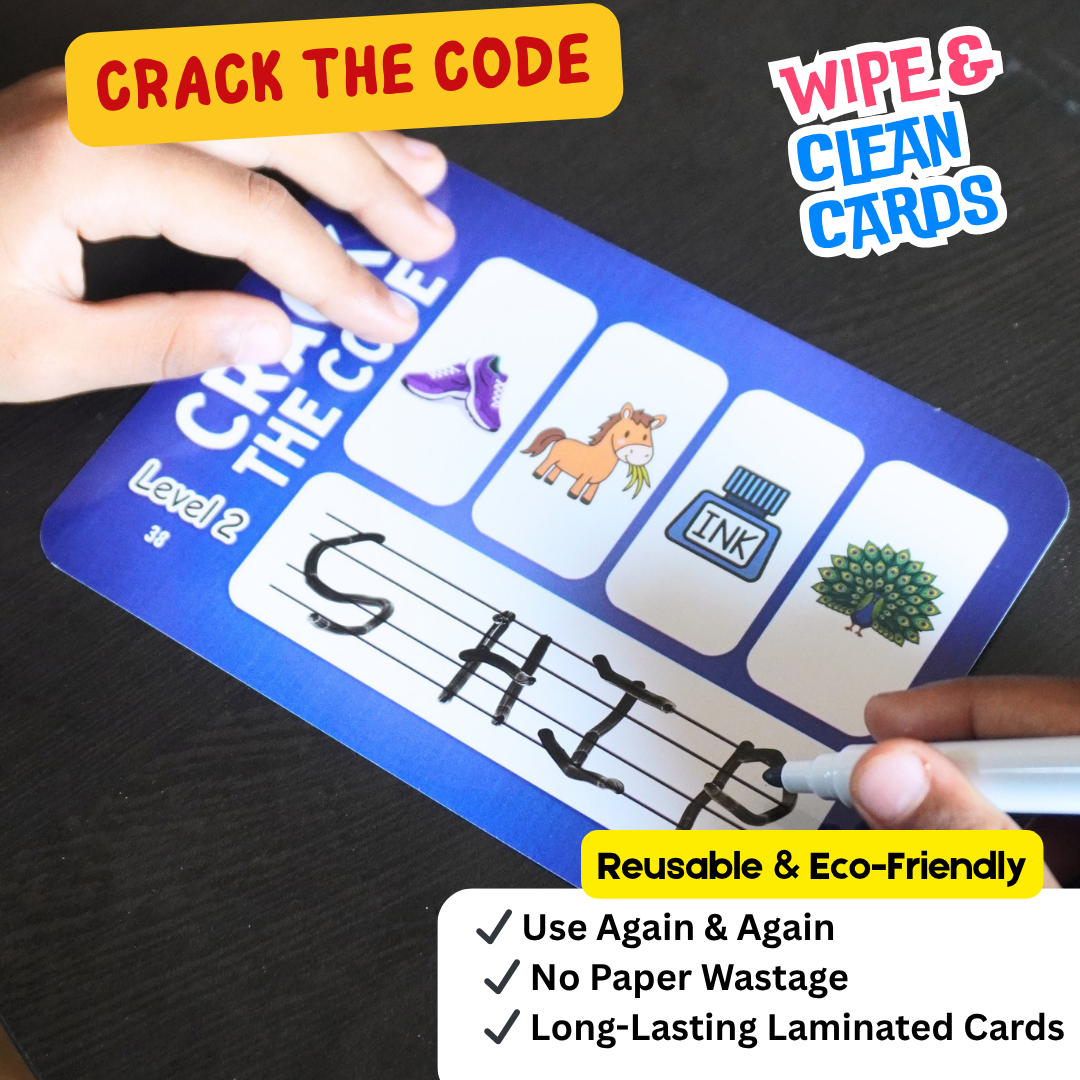 phonics decoding and blending practice cards