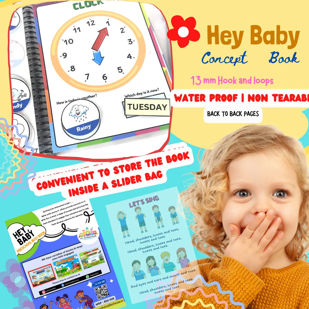 Hey baby – Preschool busy book