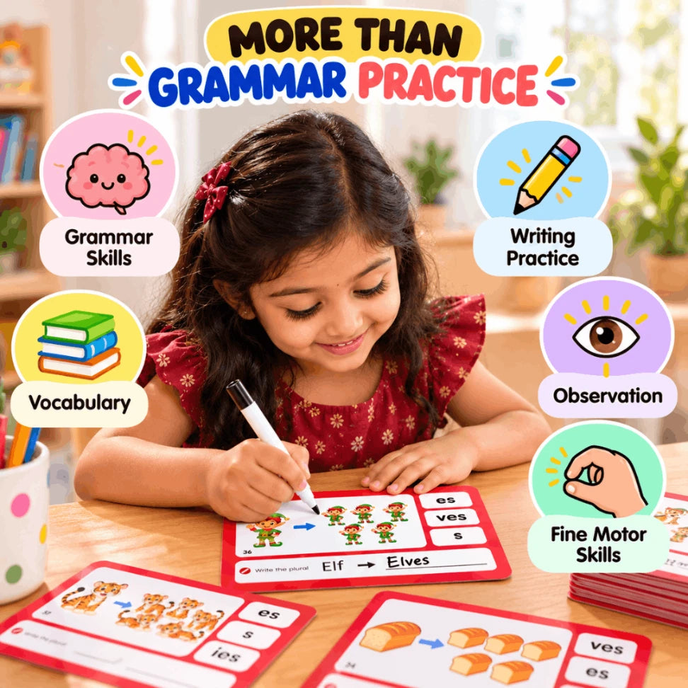 singular and plural nouns activity for kids ages 4–8