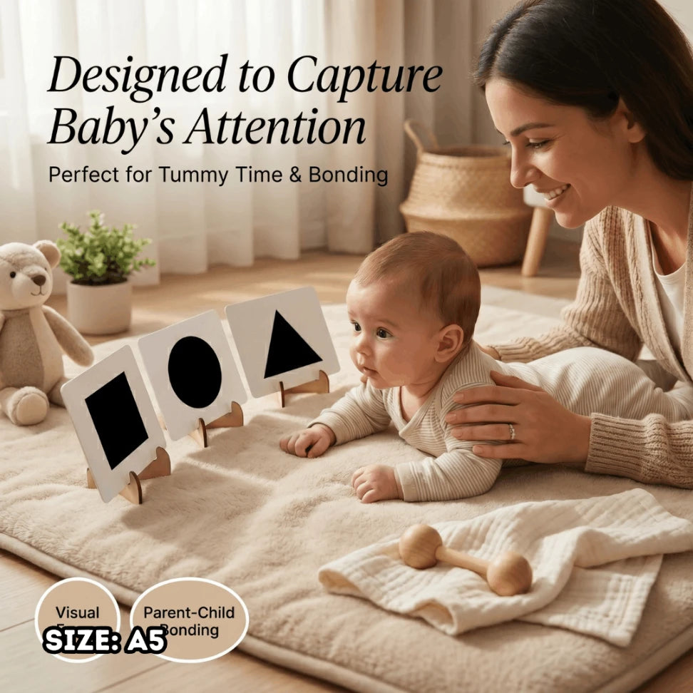 Newborn High-Contrast Shapes Flashcards