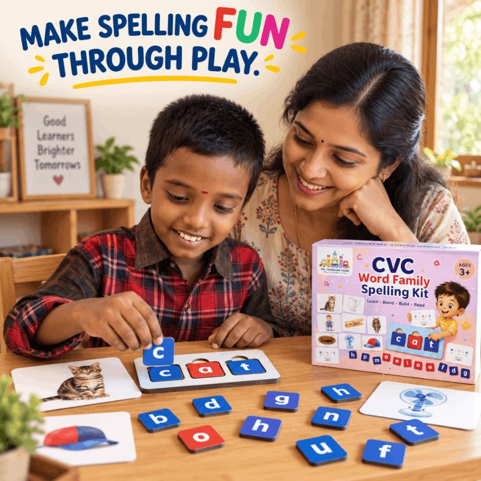 CVC word family spelling kit