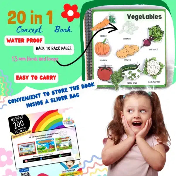 My First 200 words Preschool busy book