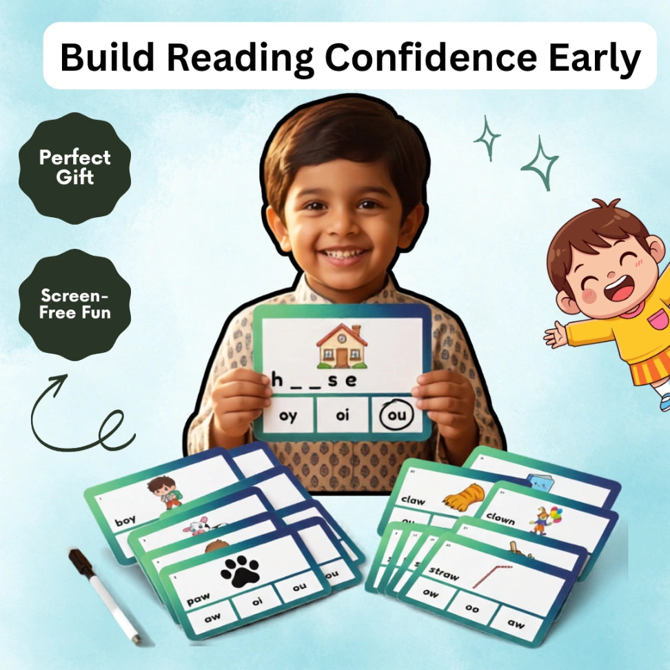 Diphthongs Activity Cards