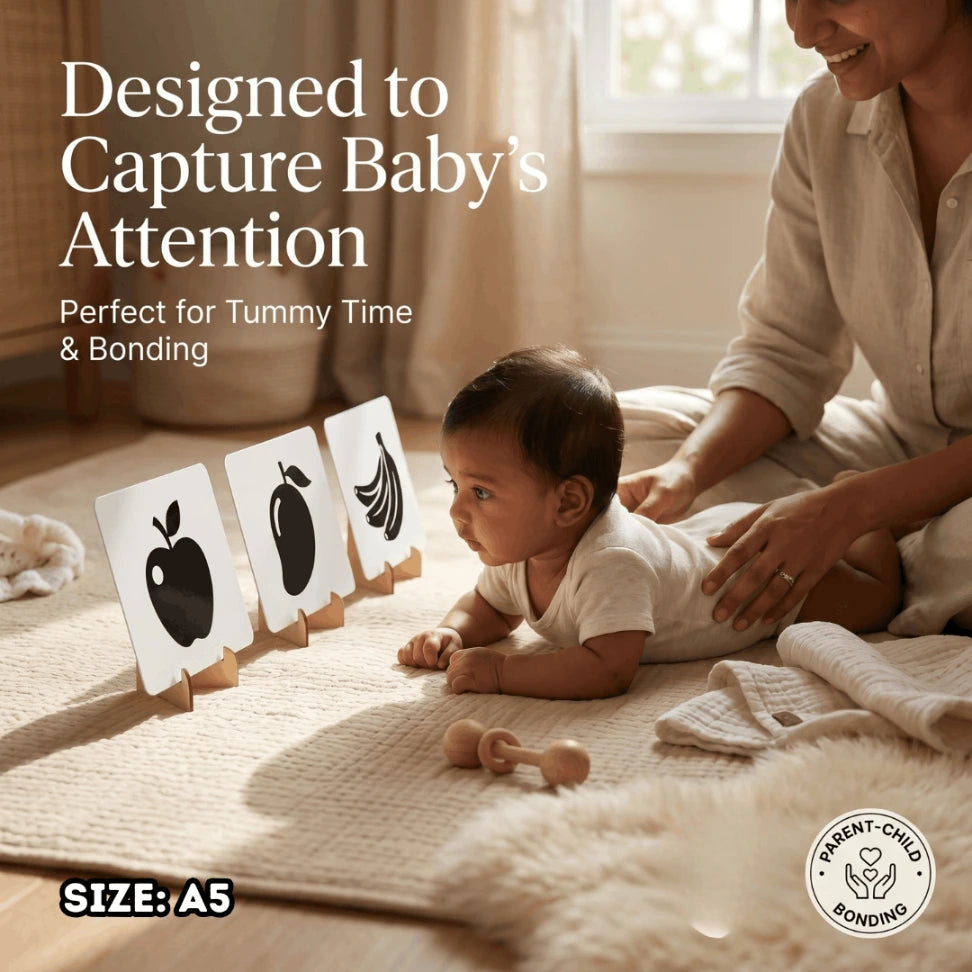 Newborn High-Contrast Fruit Flashcards