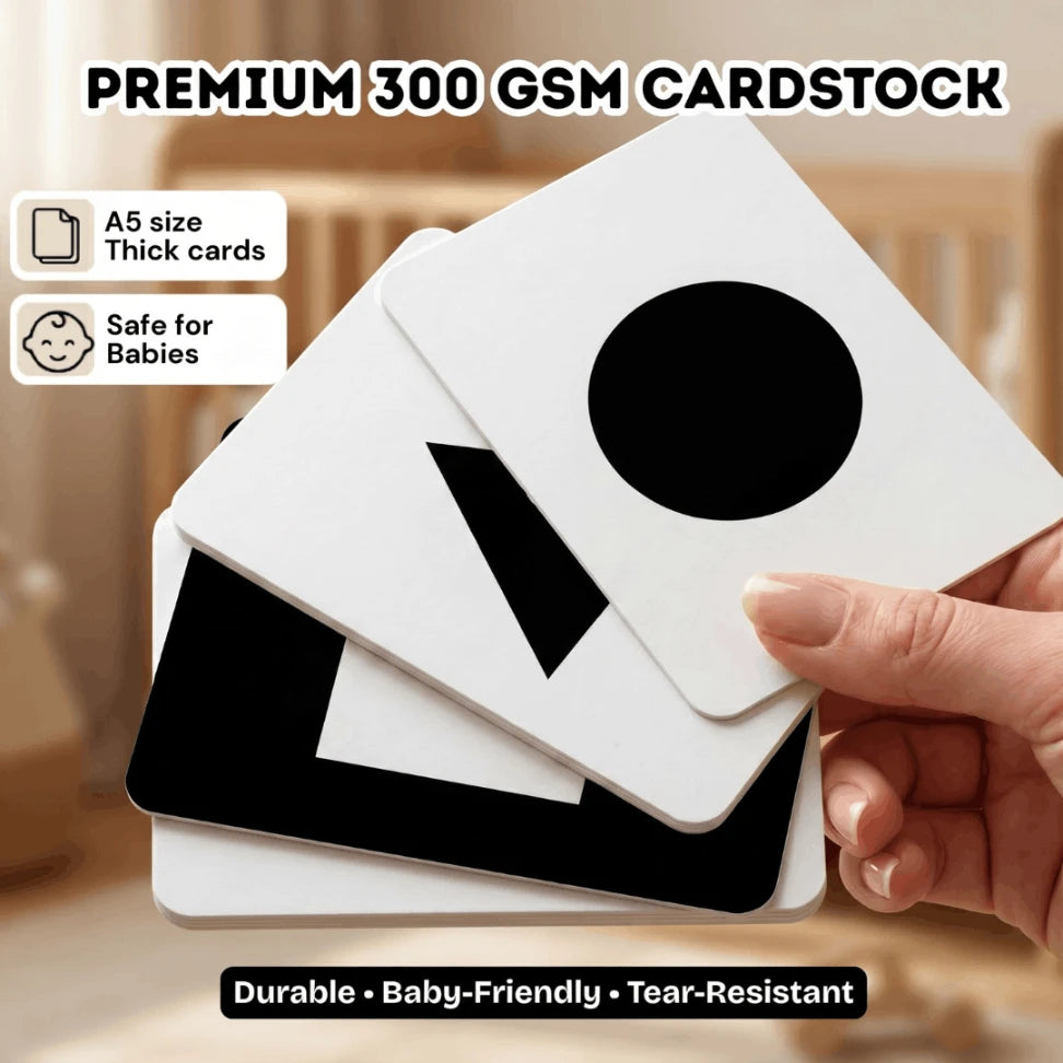 Newborn High-Contrast Shapes Flashcards
