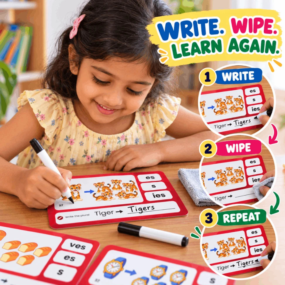 English grammar activity cards for preschoolers