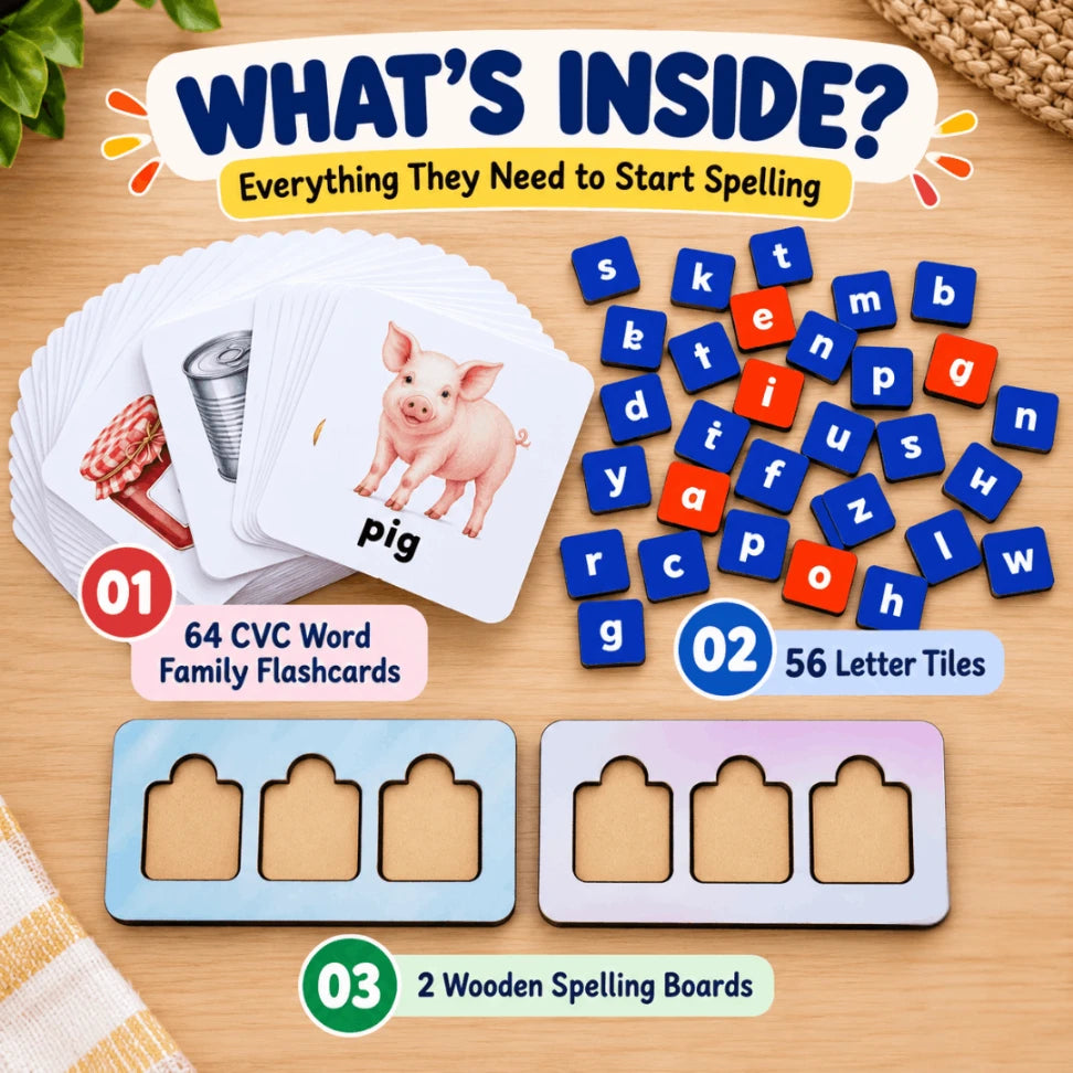 CVC word family activity for kindergarten